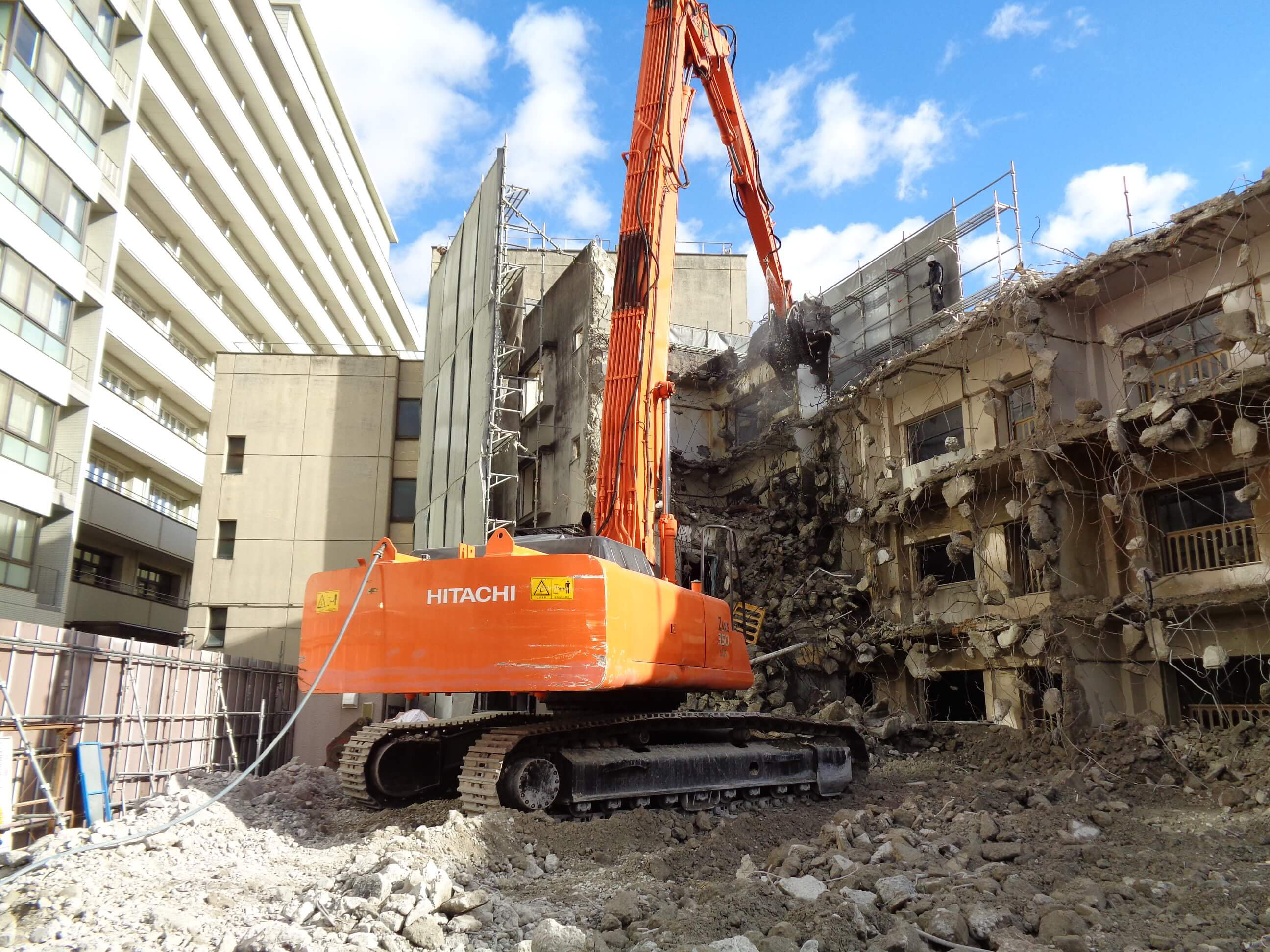 新井工務店の解体施工